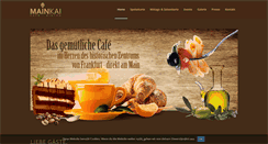 Desktop Screenshot of mainkaicafe.de