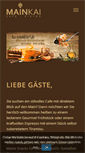 Mobile Screenshot of mainkaicafe.de