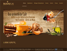 Tablet Screenshot of mainkaicafe.de